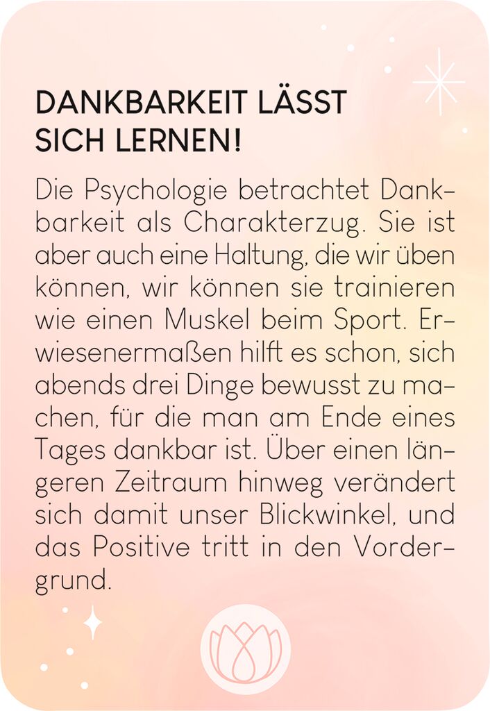 Omm for you · Kartenset "Dankbar sein"