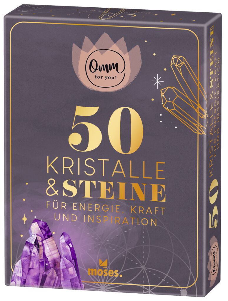 Omm for you · Kartenset "50 Kristalle & Steine"