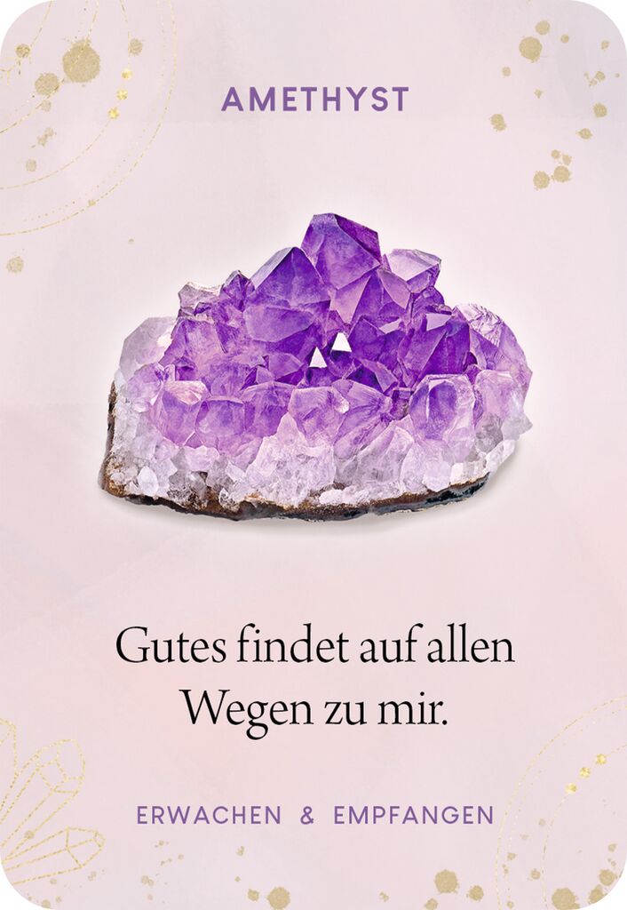 Omm for you · Kartenset "50 Kristalle & Steine"