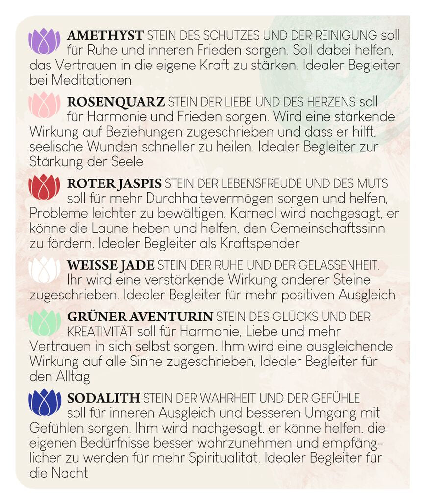 Omm for you · Kraftsteine