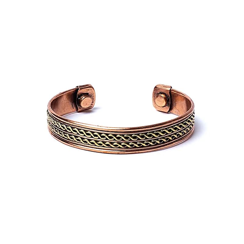 Kupfer-Armband "Doppelhelix" magnetisch