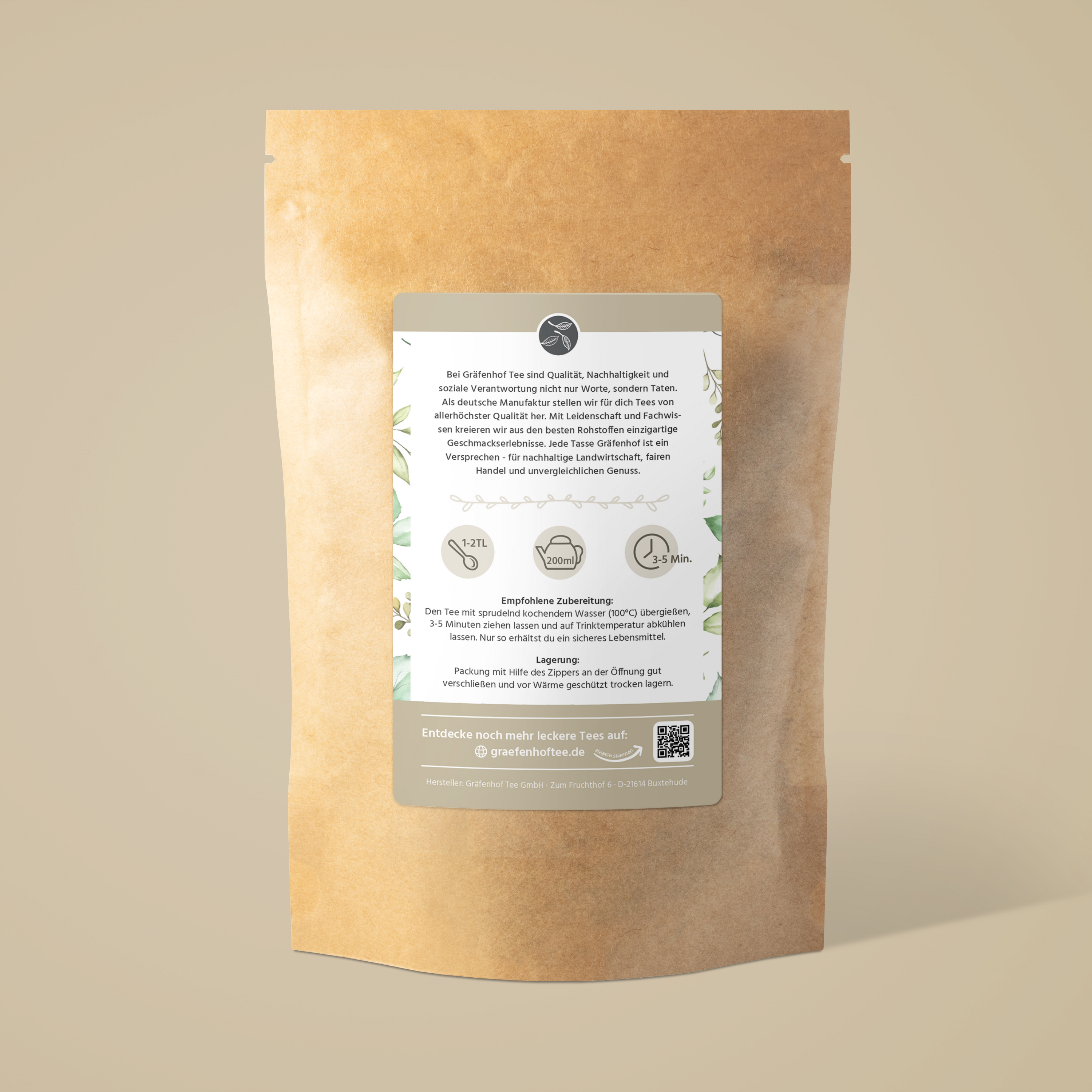 BIO Schwarztee Tonka Zimt Mandarine · 100 g lose