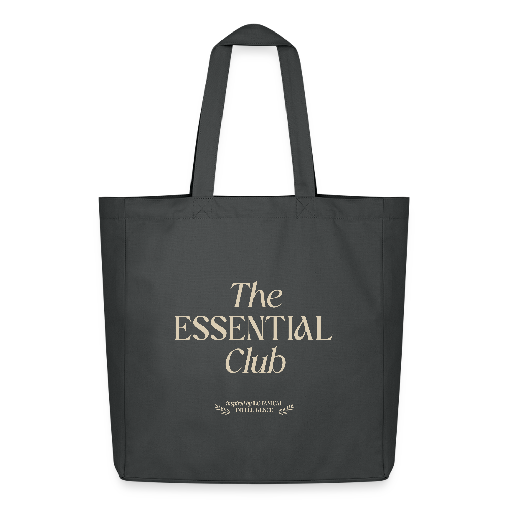 Recycelter Stoffbeutel "The Essential Club" - Anthrazit