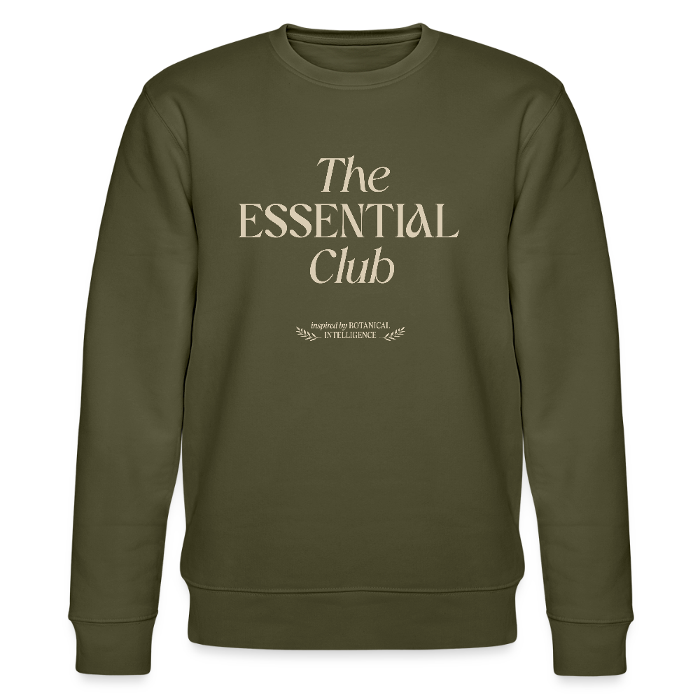 Unisex Bio-Sweatshirt "The Essential Club" - Khaki