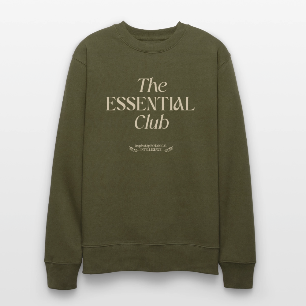 Unisex Bio-Sweatshirt "The Essential Club" - Khaki