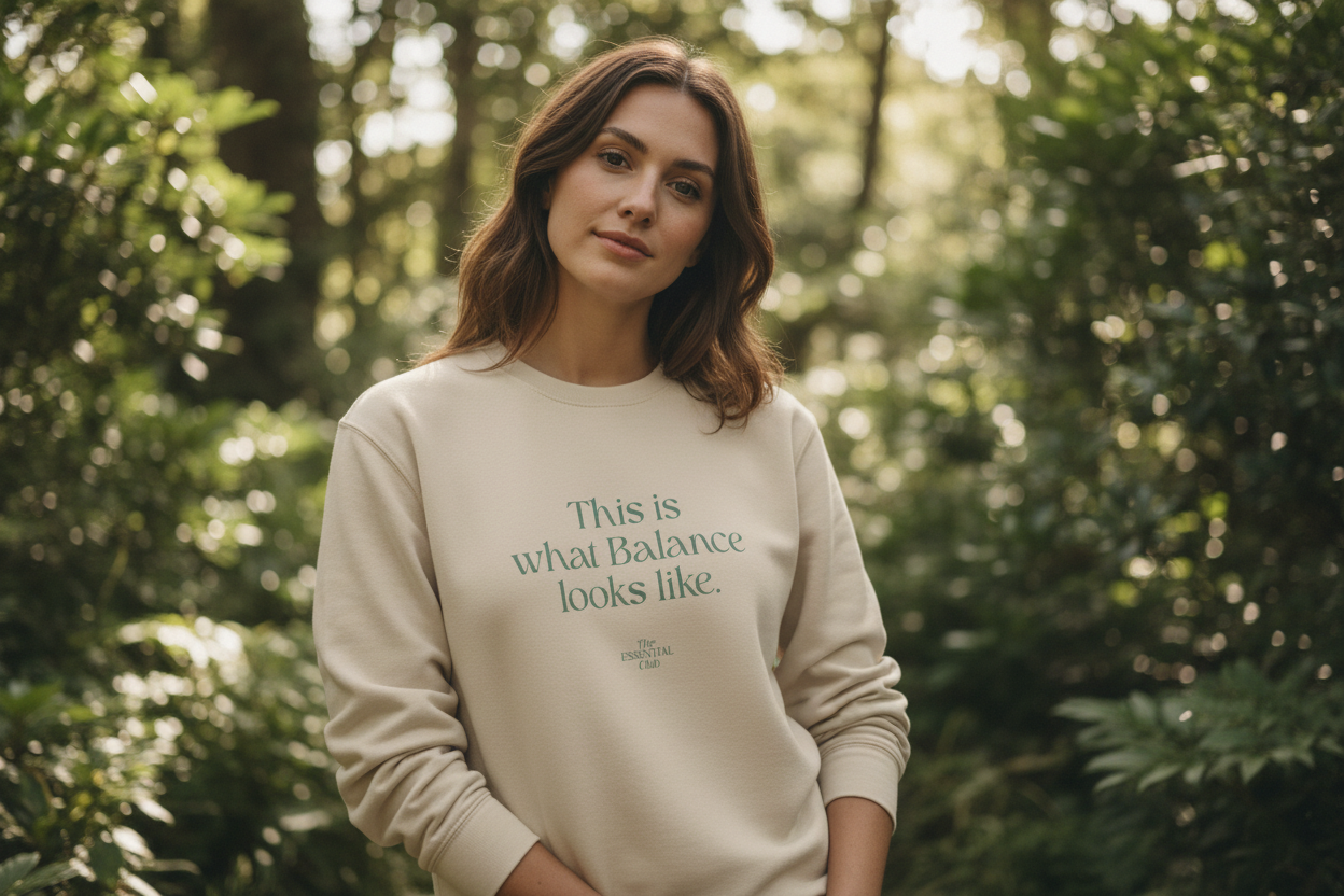 Unisex Bio-Sweatshirt "This is what Balance looks like."