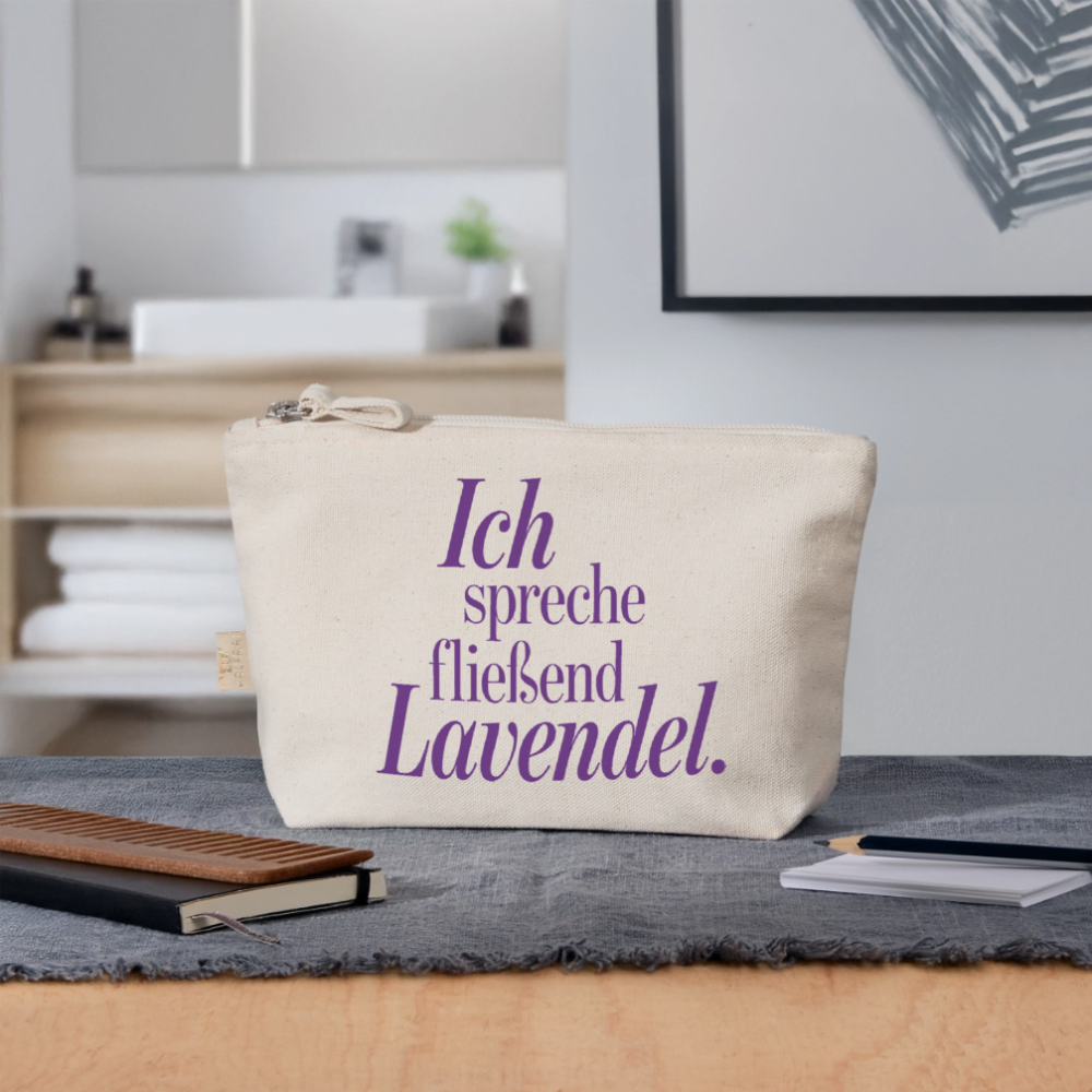 Täschchen "Ich spreche fließend Lavendel." natur - Natur