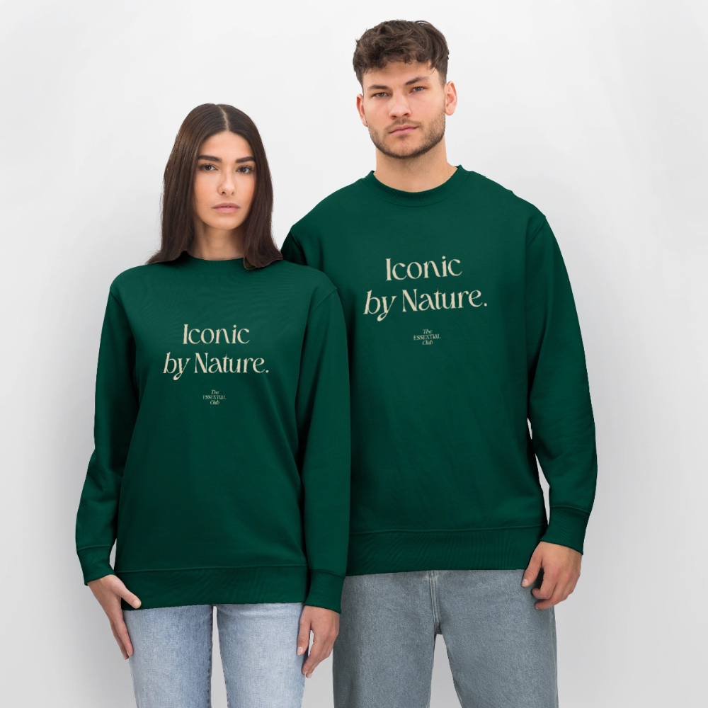 Unisex Bio-Sweatshirt "Iconic by Nature" - Forest