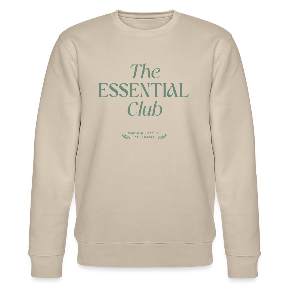 Unisex Bio-Sweatshirt "The Essential Club" - Beige