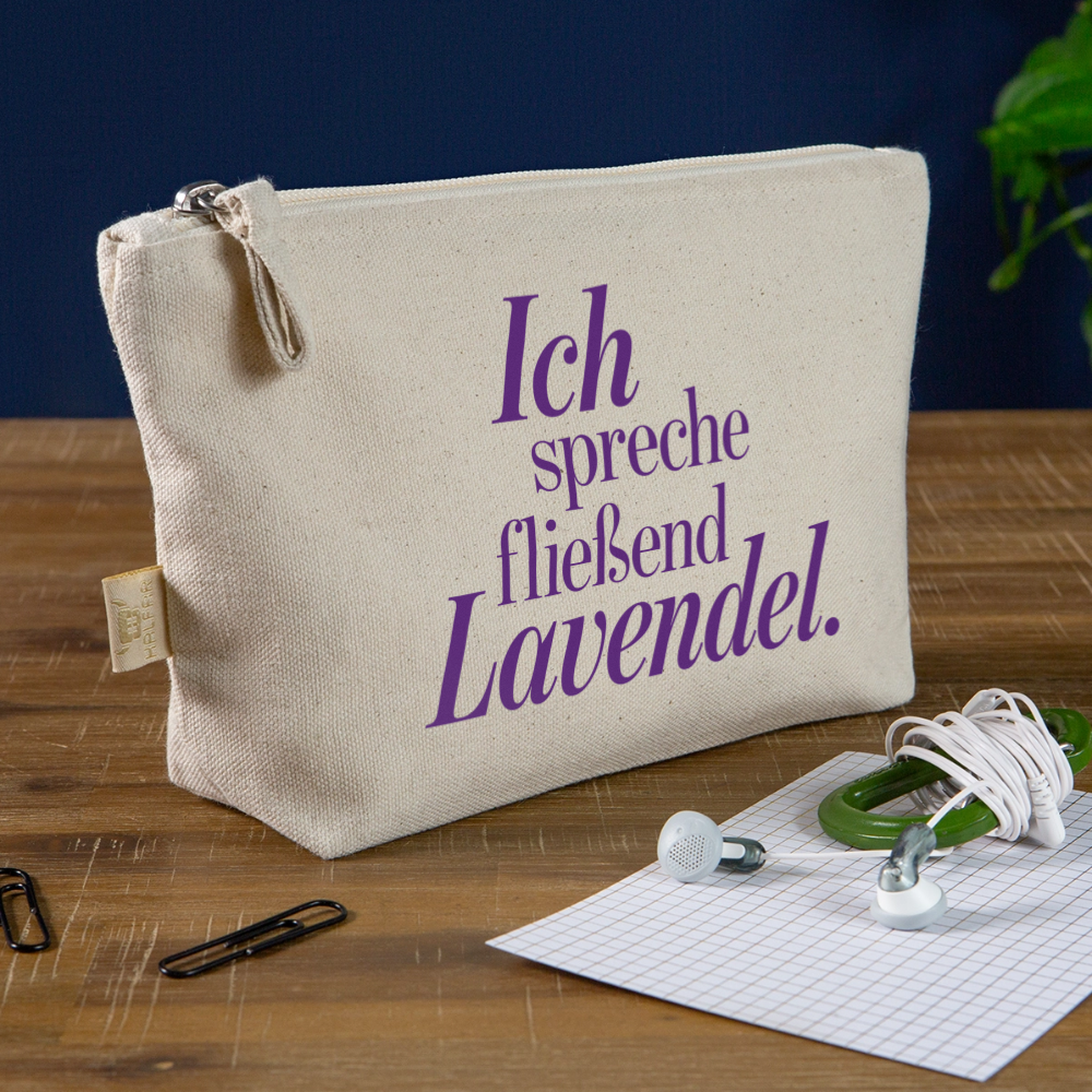 Täschchen "Ich spreche fließend Lavendel." natur - Natur