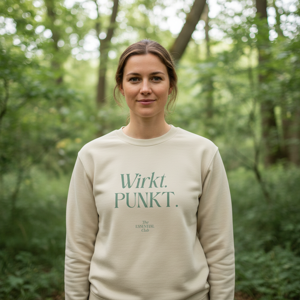 Unisex Bio-Sweatshirt "Wirkt. PUNKT."