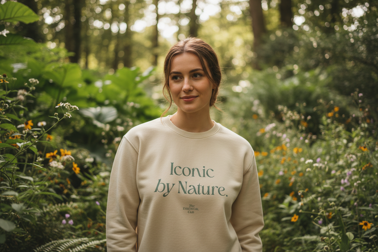 Unisex Bio-Sweatshirt "Iconic by Nature"