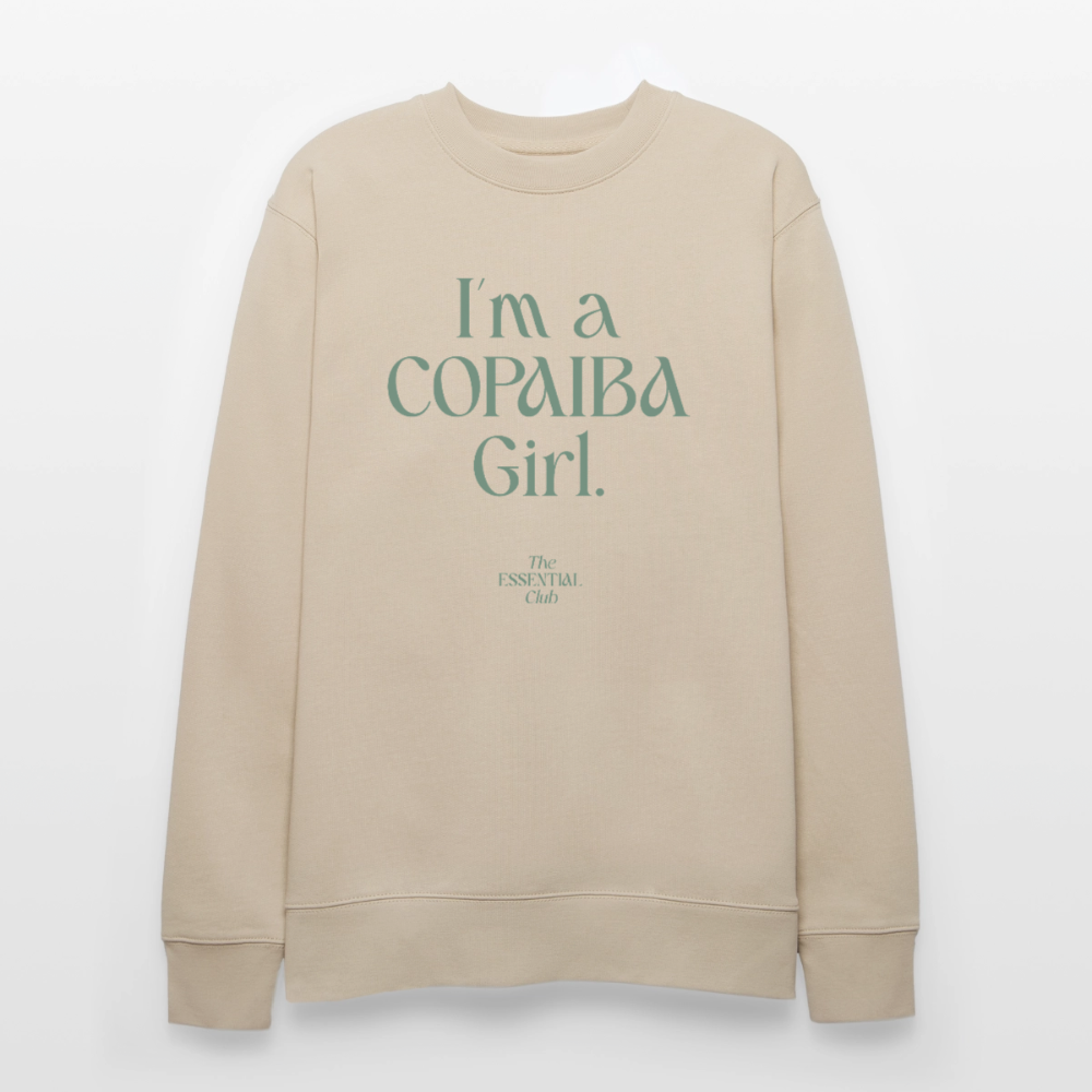 Unisex Bio-Sweatshirt "I'm a Copaiba Girl." - Beige