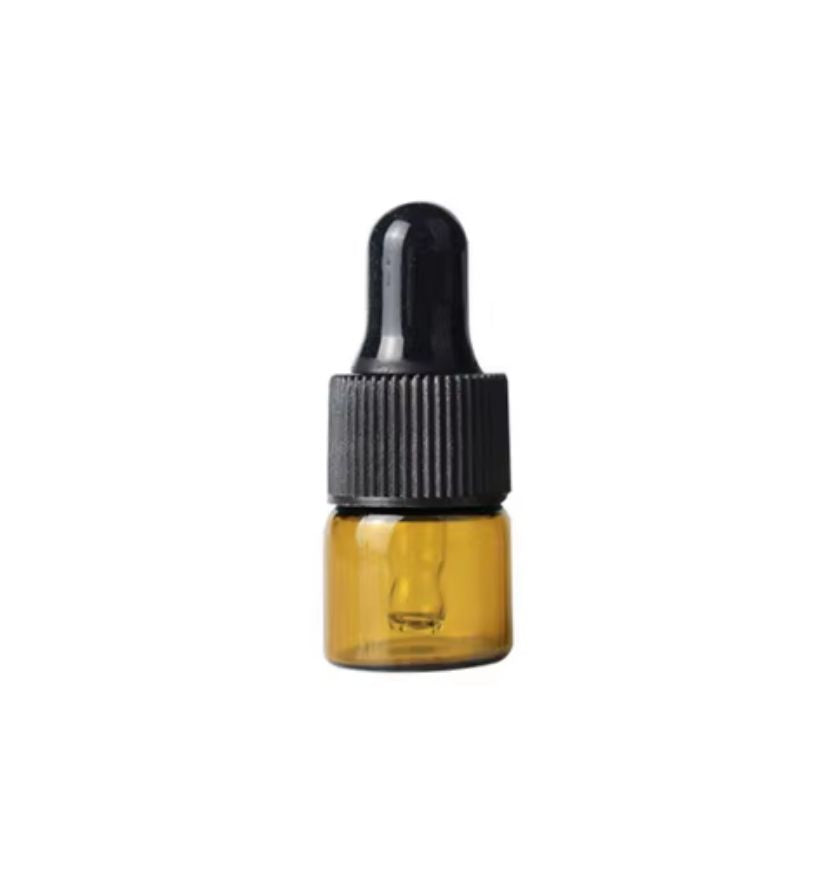 5er-Set 2 ml Pipetten-Flasche amber
