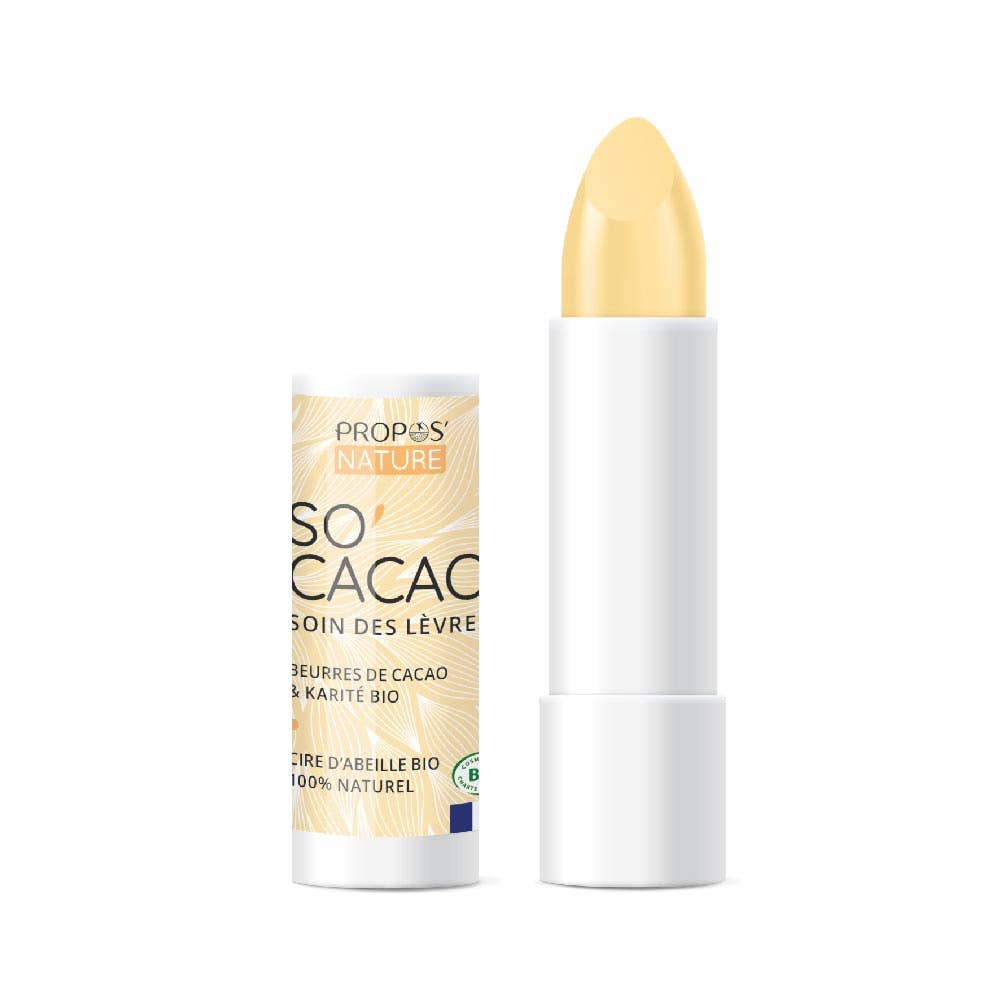Bio-Lippenbalsam So'cacao aus Kakao- & Sheabutter · 100 % natürlich