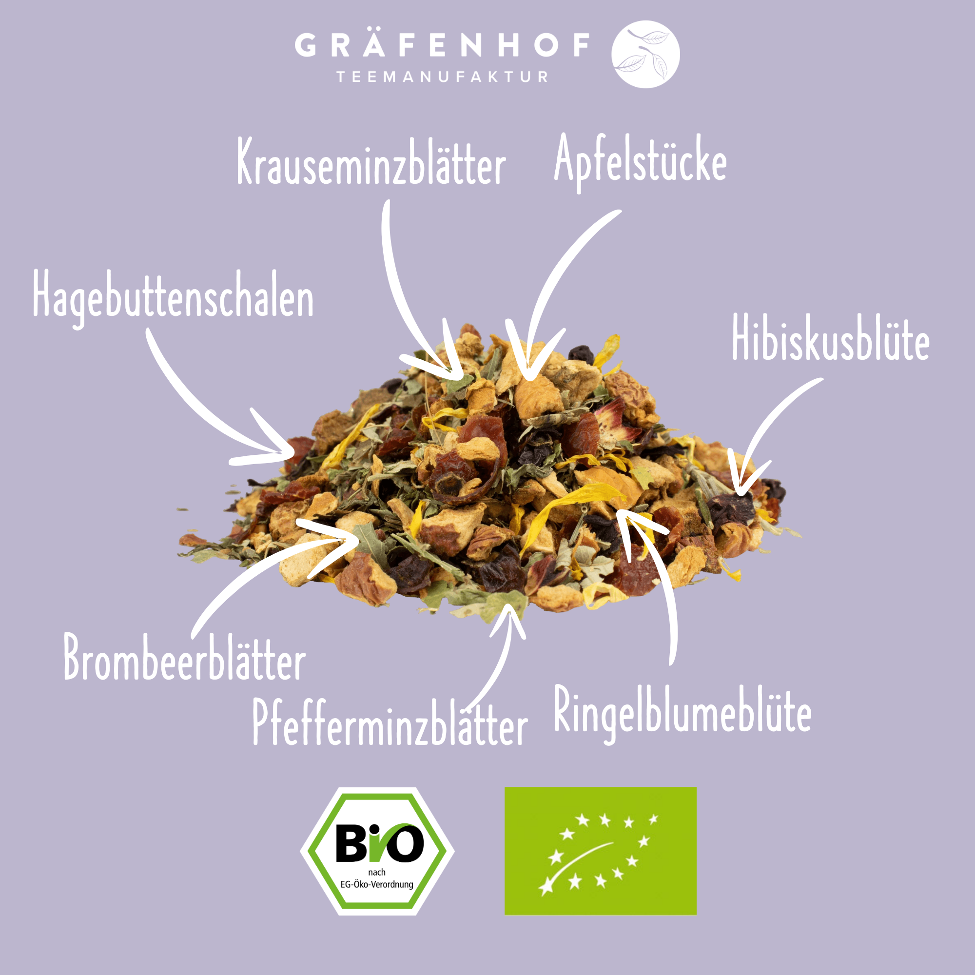 BIO Grüner Apfel Minze · 100 g lose