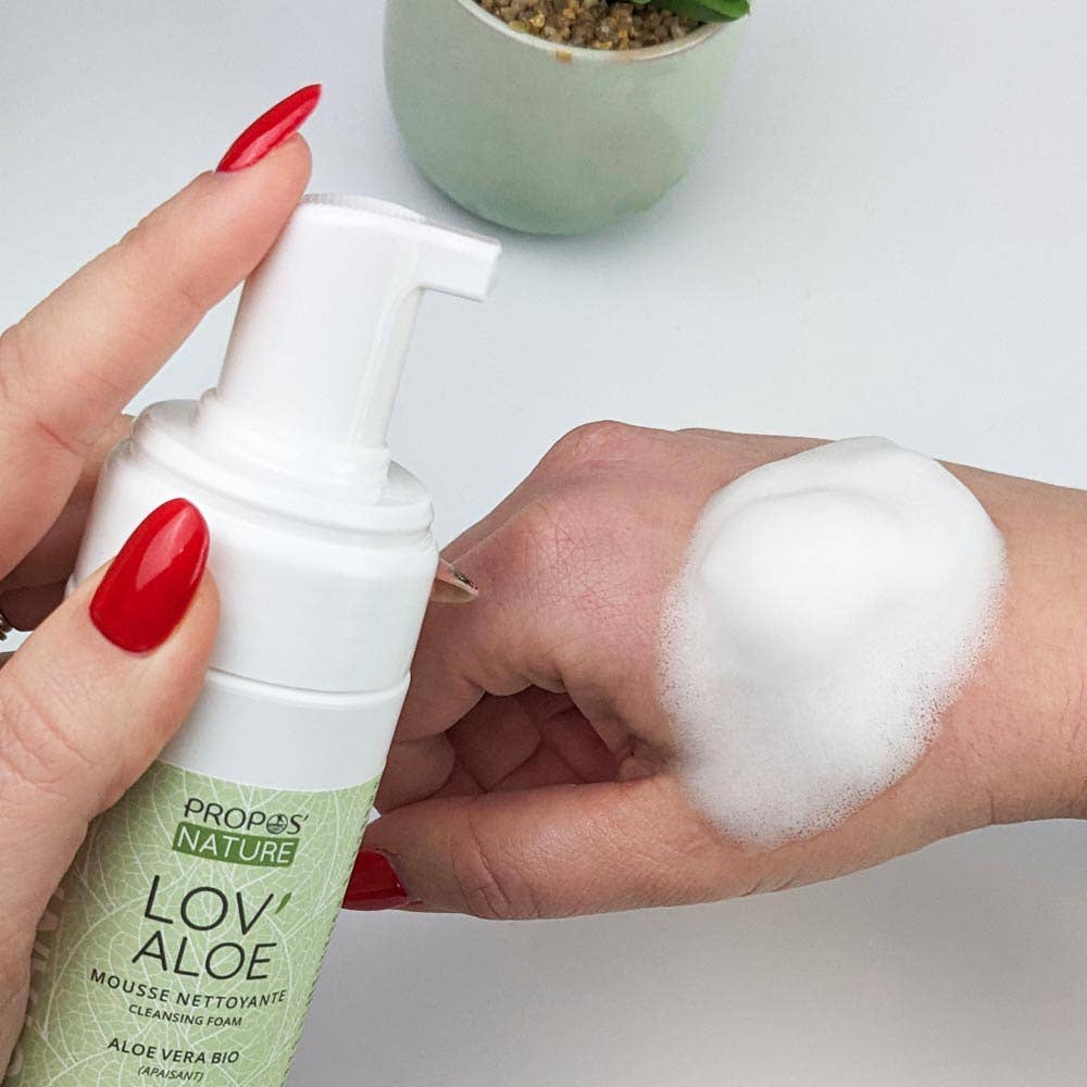 Lov'Aloe · Organischer Reinigungsschaum mit Aloe Vera · 150 ml