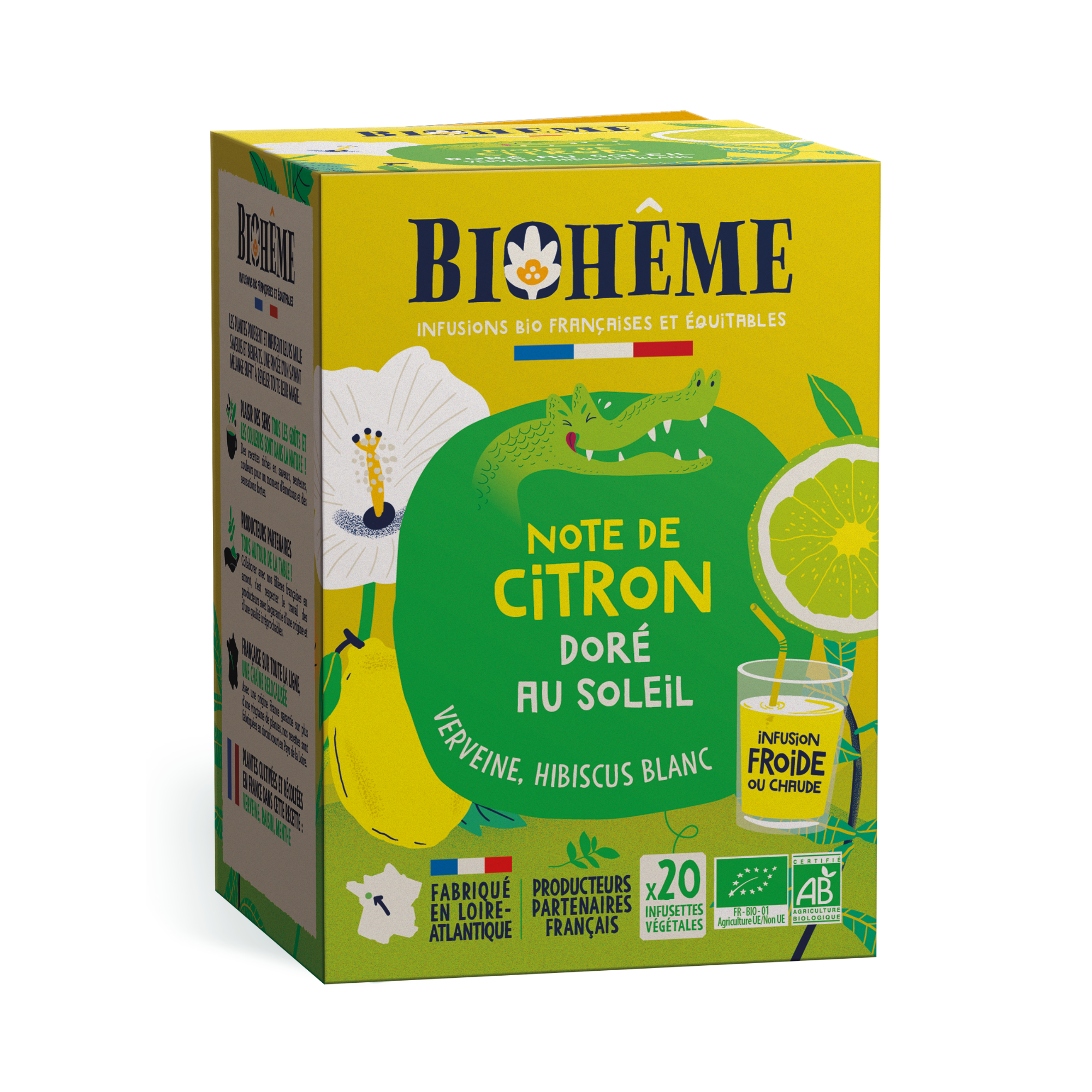 Bio-Zitronenaufguss "Von der Sonne geküsst" · heiß & kalt