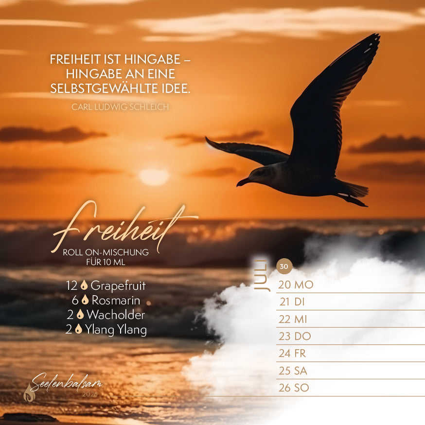 Tischkalender "Seelenbalsam · Essenzielle Lebensfreude 2026"