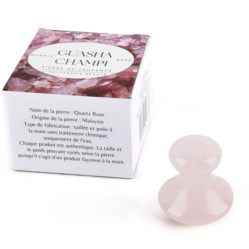 Rosenquarz Gua Sha "Champi"