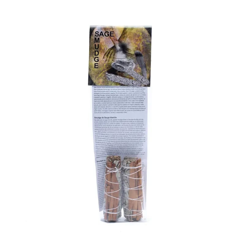 Weißer Salbei Smudge mit Zimt 2er-Set