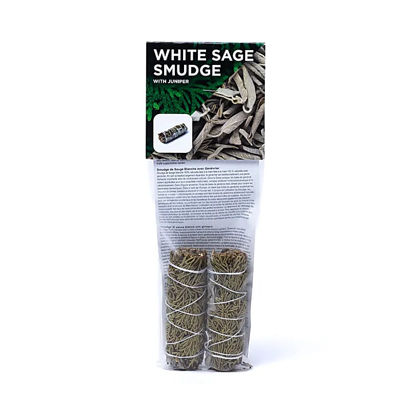 Weißer Salbei Smudge mit Wacholder 2er-Set