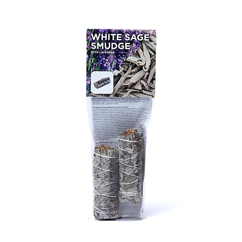 Weißer Salbei Smudge mit Lavendel 2er-Set