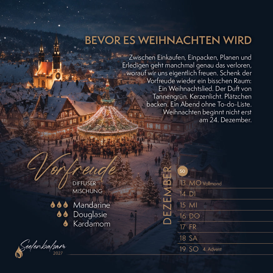 Tischkalender "Seelenbalsam · Essenzielle Lebensfreude 2027"