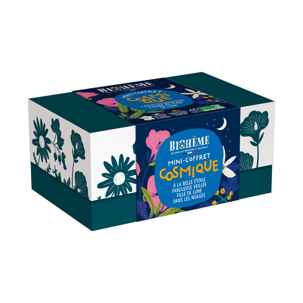Mini Coffret Cosmique · 40 Bio-Teebeutel im Set