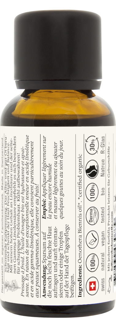 Nachtkerze Bio-Pflegeöl · 30ml · Beruhigend