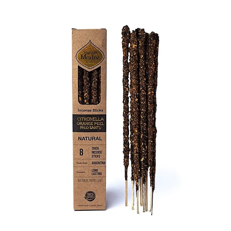 Natürliches Räucherwerk · Citronella, Orange und Palo Santo