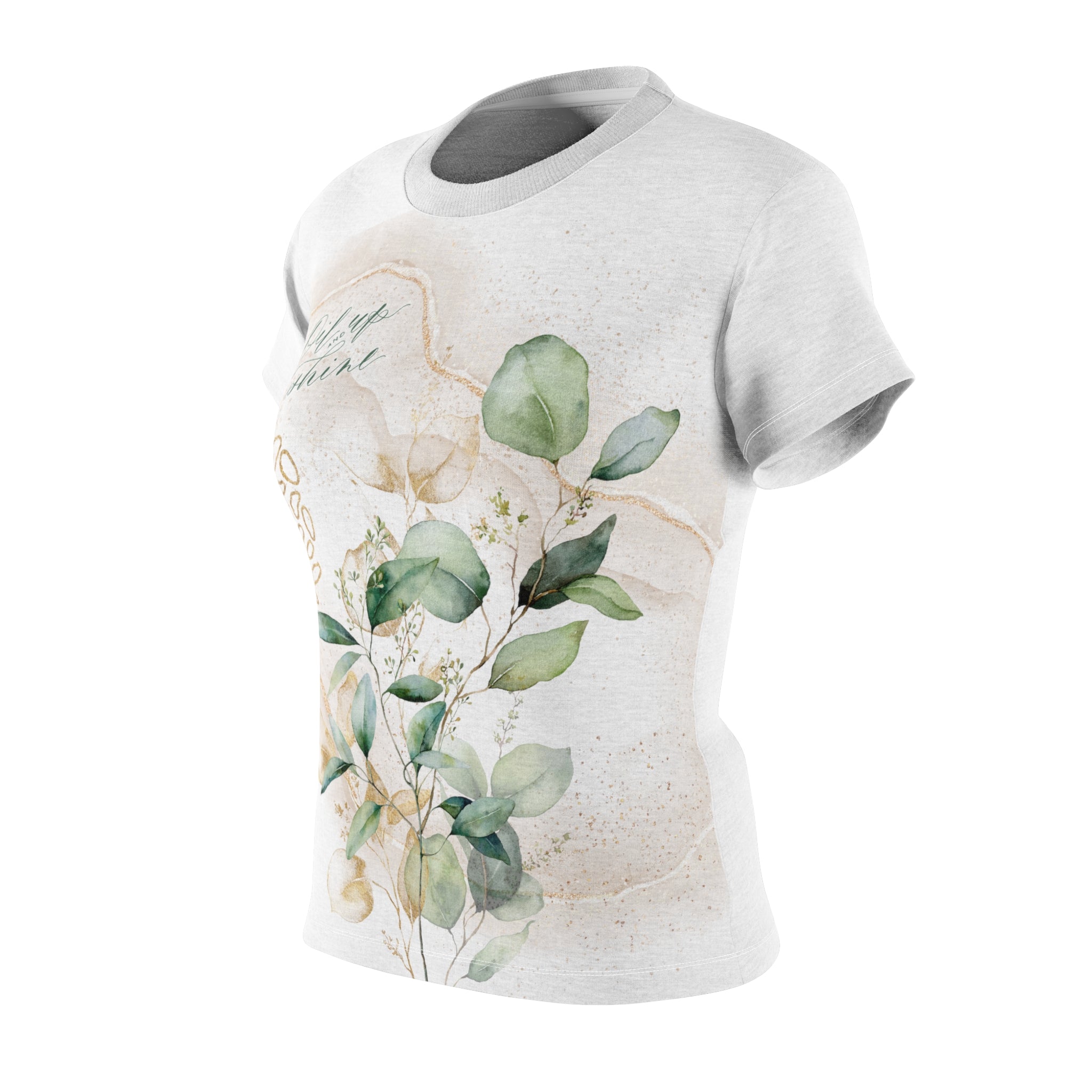 Einzelstück 🍀 Ladies T-Shirt "Oil up and shine" tailliert Gr. L