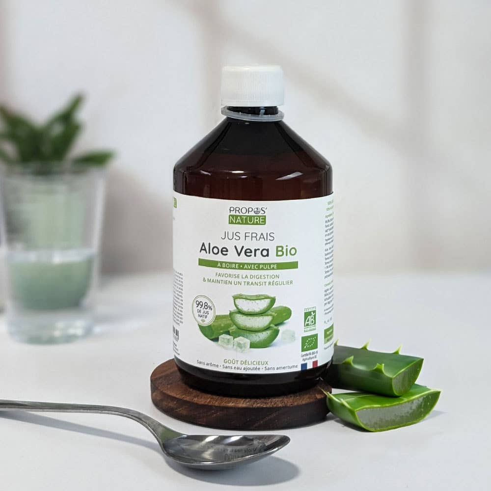 Bio-Aloe-Vera-Saft zum Trinken · 500 ml