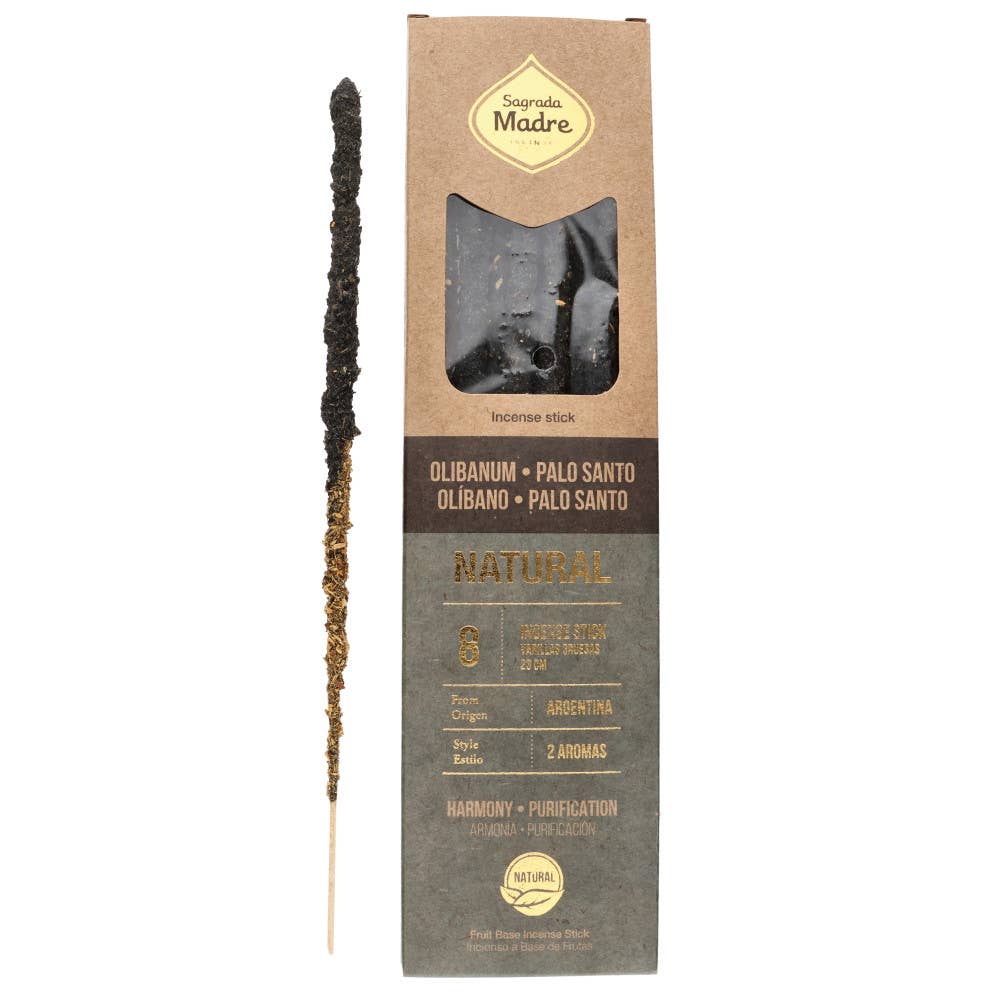 Natürliches Räucherwerk im Doppelaroma · Weihrauch und Palo Santo