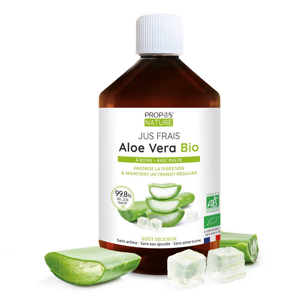Bio-Aloe-Vera-Saft zum Trinken · 500 ml