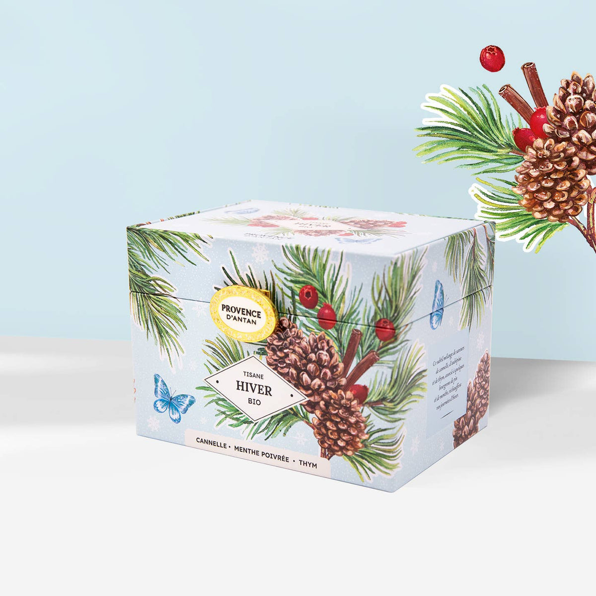 Bio-Wintertee "Tisane Hiver" in dekoraktiver Metallbox