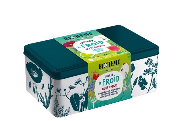 INFUSION Probierbox · Bio-Kräuter- & Früchtetees für den Kaltaufguss (60 Teebeutel)