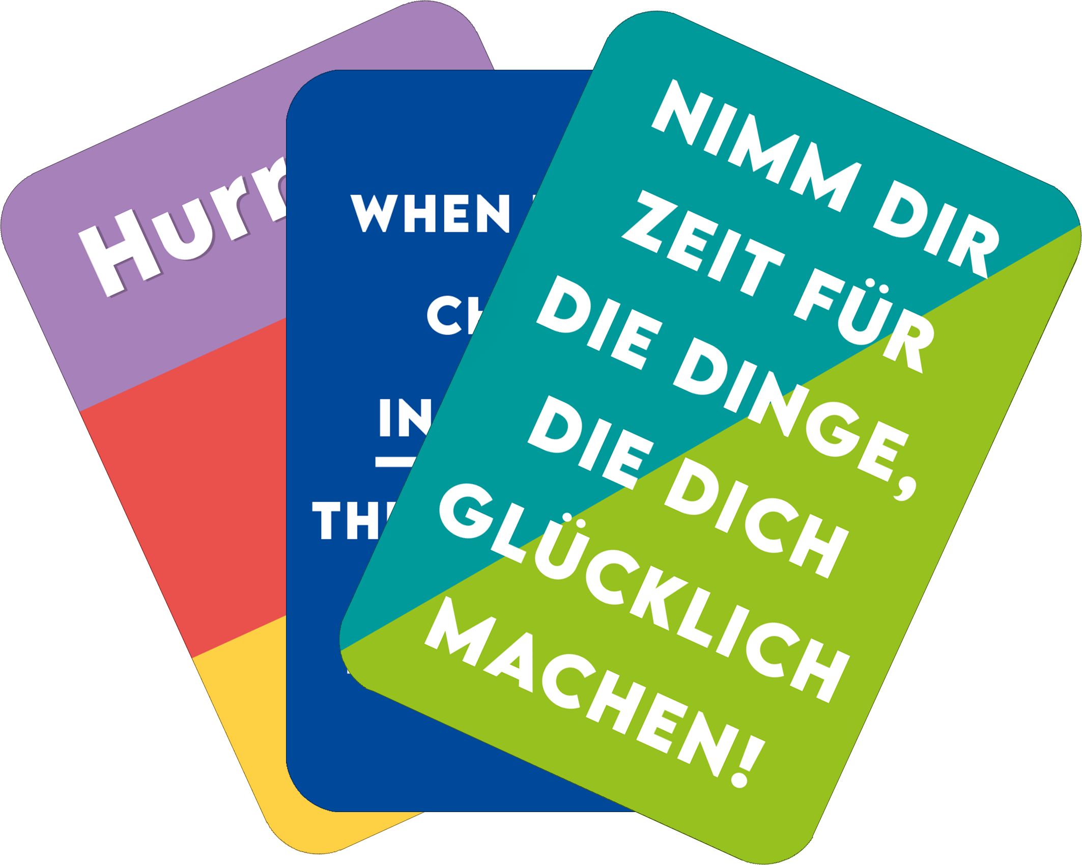 Positive Psychologie · 50 Kärtchen für glückliche Gedanken