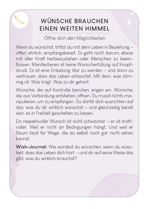 Omm for you · Kartenset "Wünsche manifestieren"