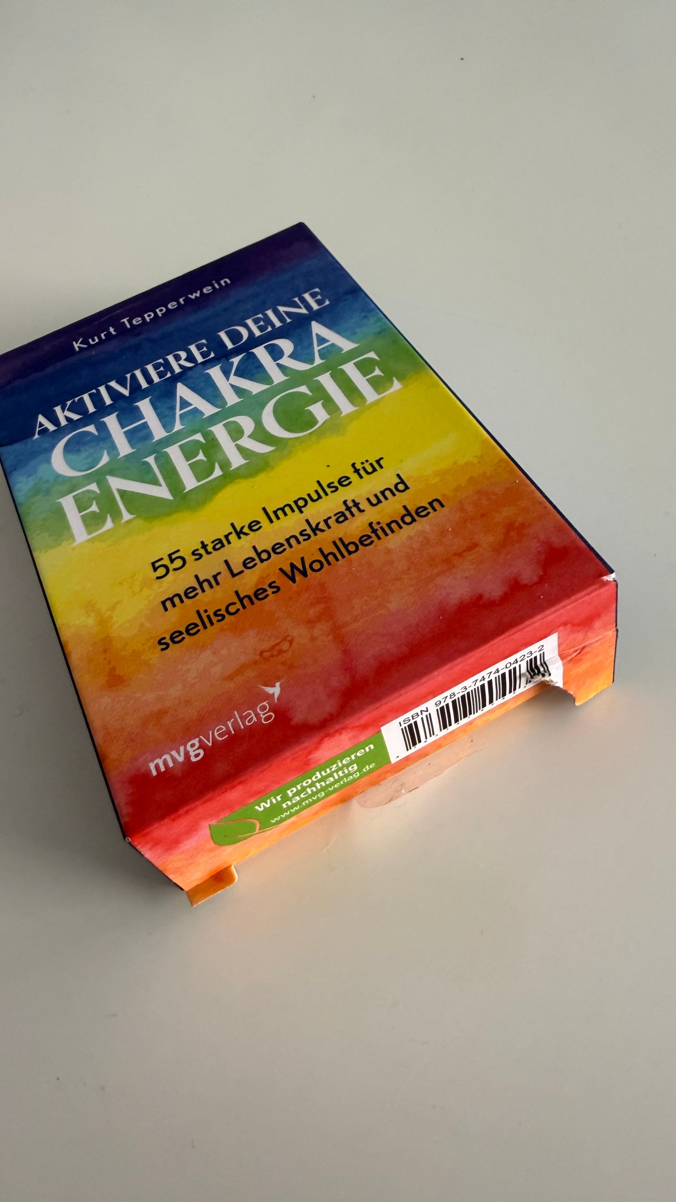 Beschädigte Verpackung 📦 Kurt Tepperwein · Aktiviere deine Chakra-Energie