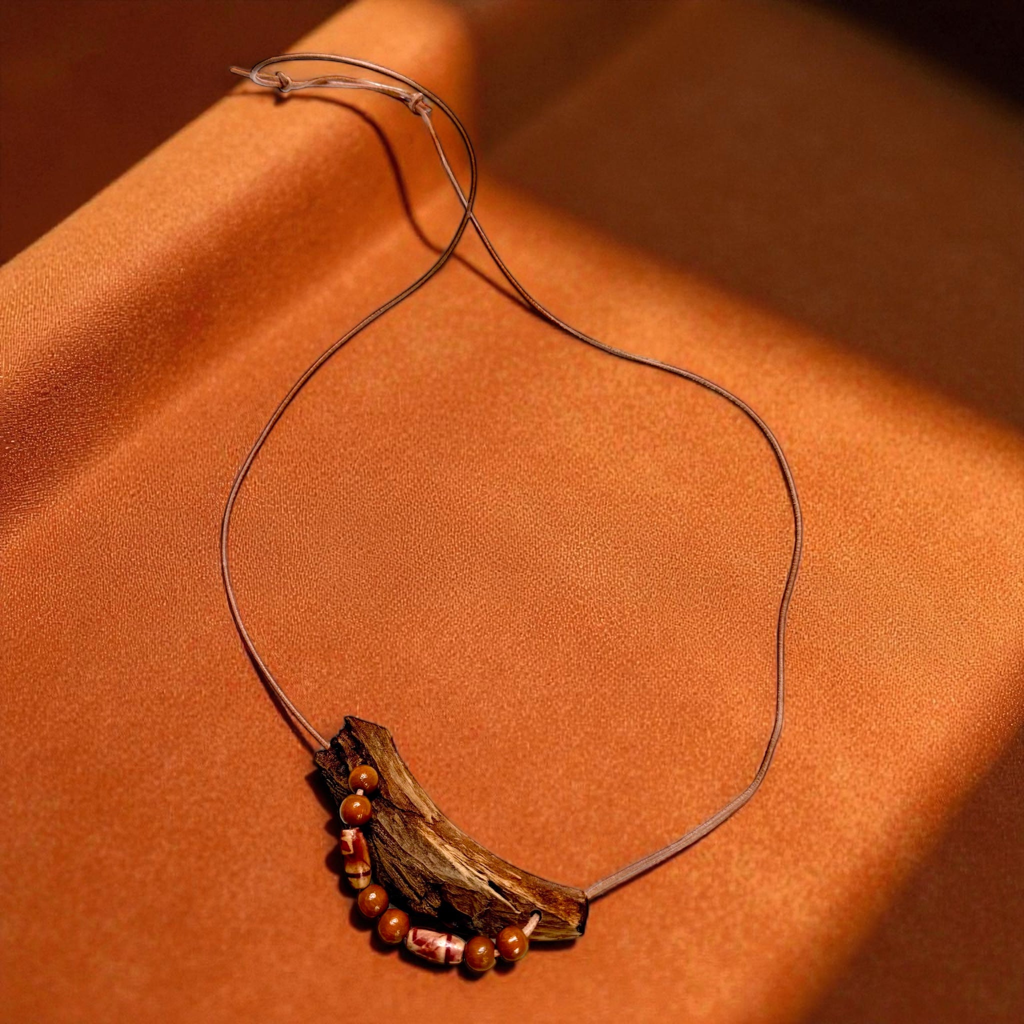 Apfelholz-Diffuser-Kette "Anna"