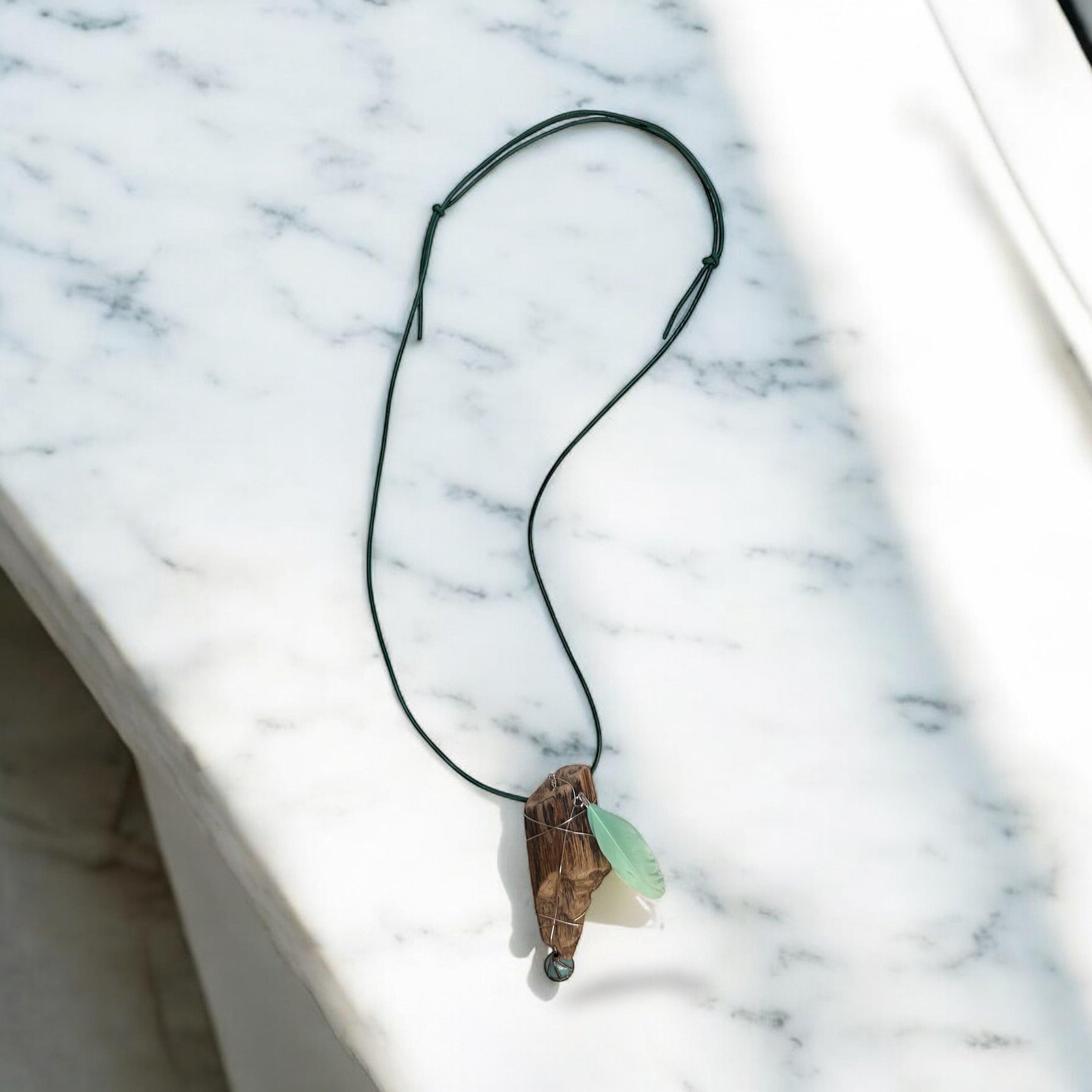 Apfelholz-Diffuser-Kette "Elena"