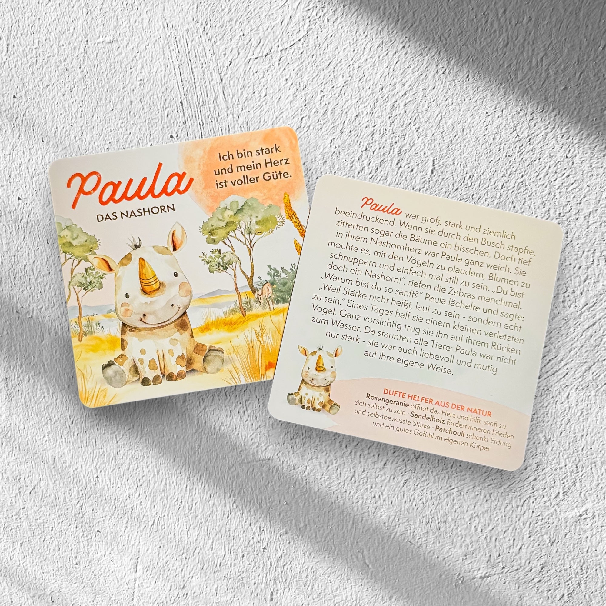 Ari & seine duften Freunde · Aroma-Affirmationskarten für Kinder