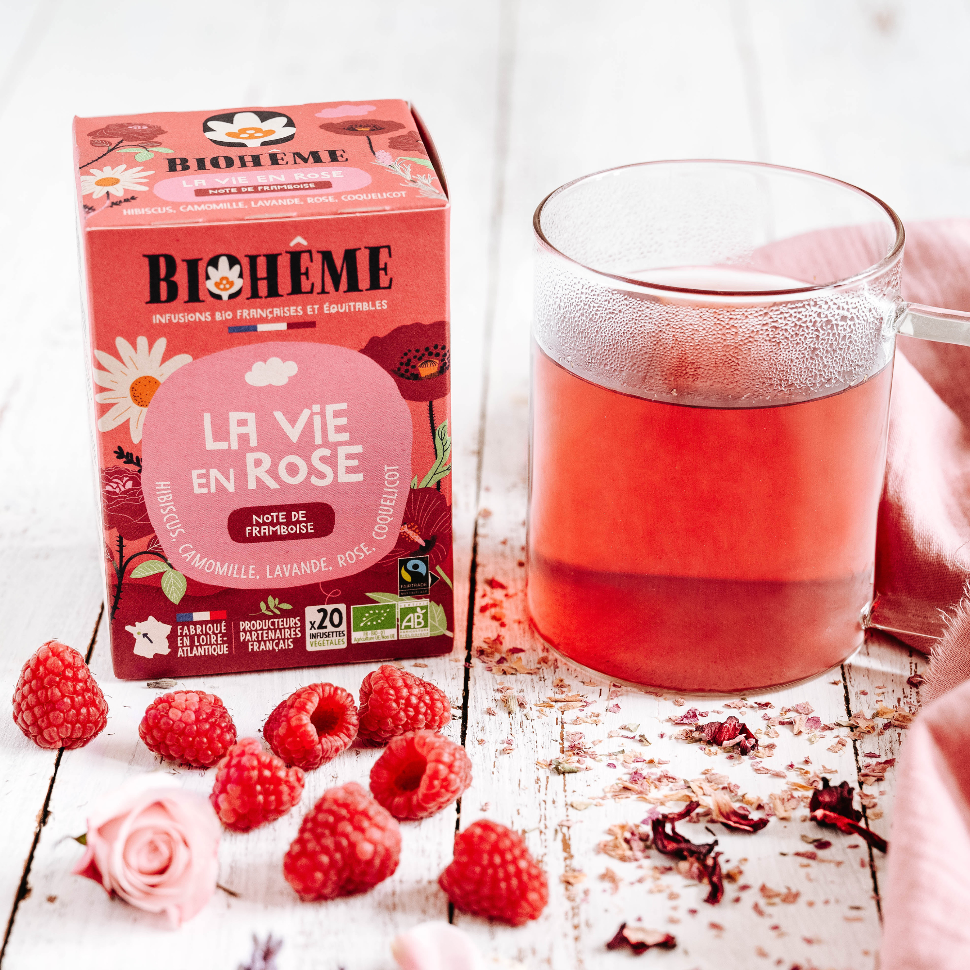 La Vie En Rose Infusion · 20 Teebeutel