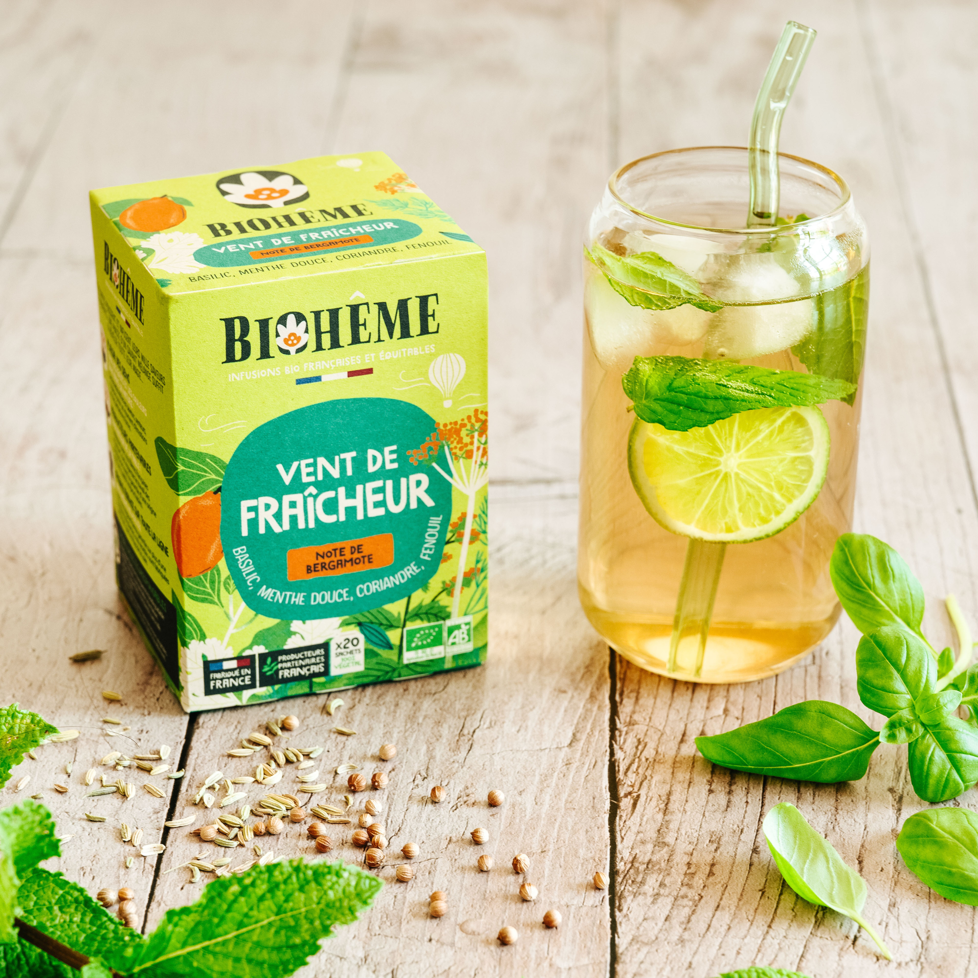 Fresh Breeze Infusion · 20 Teebeutel · Vent de Fraîcheur