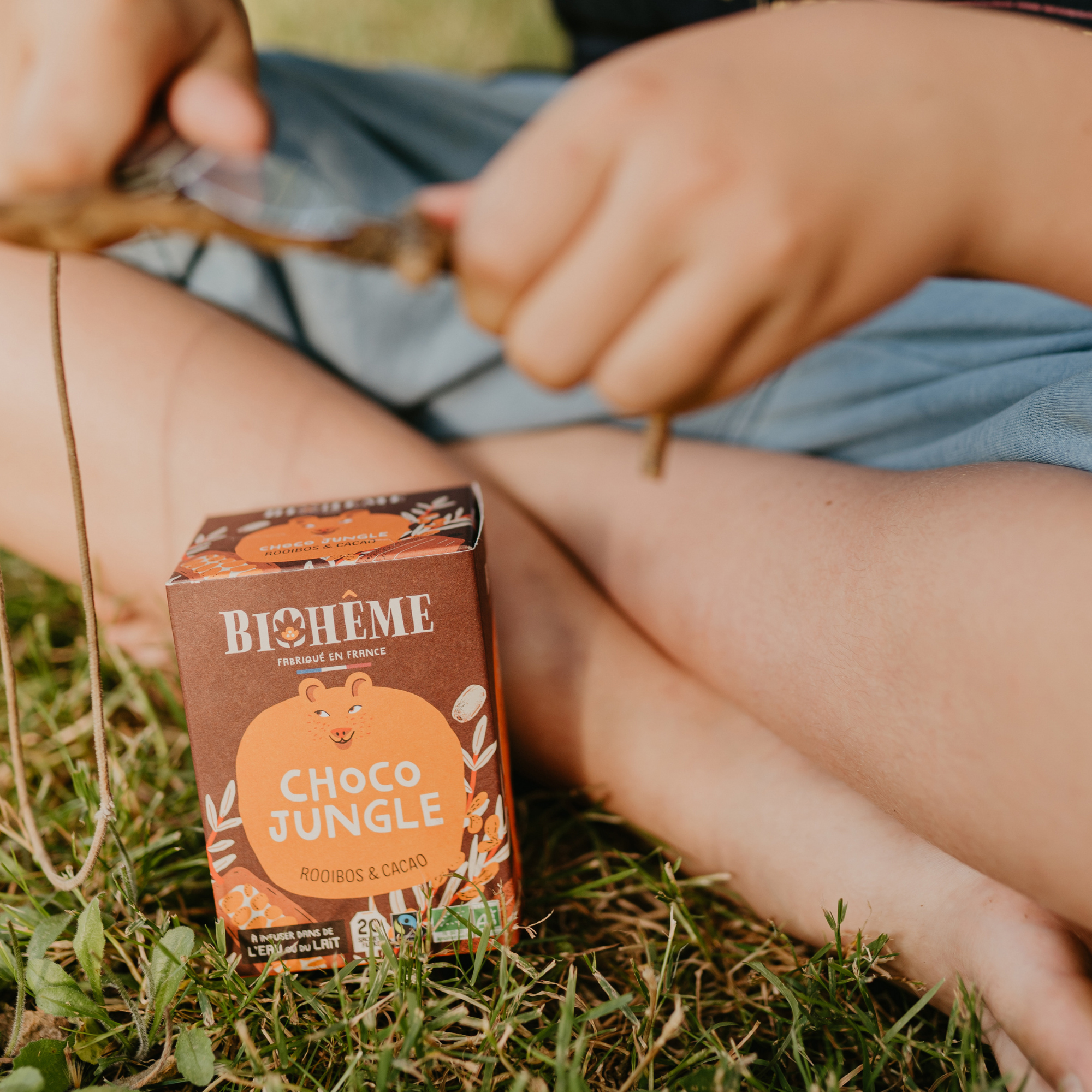 Choco Jungle Infusion · 20 Teebeutel · Bio-Kindertee mit Kakao & Vanille