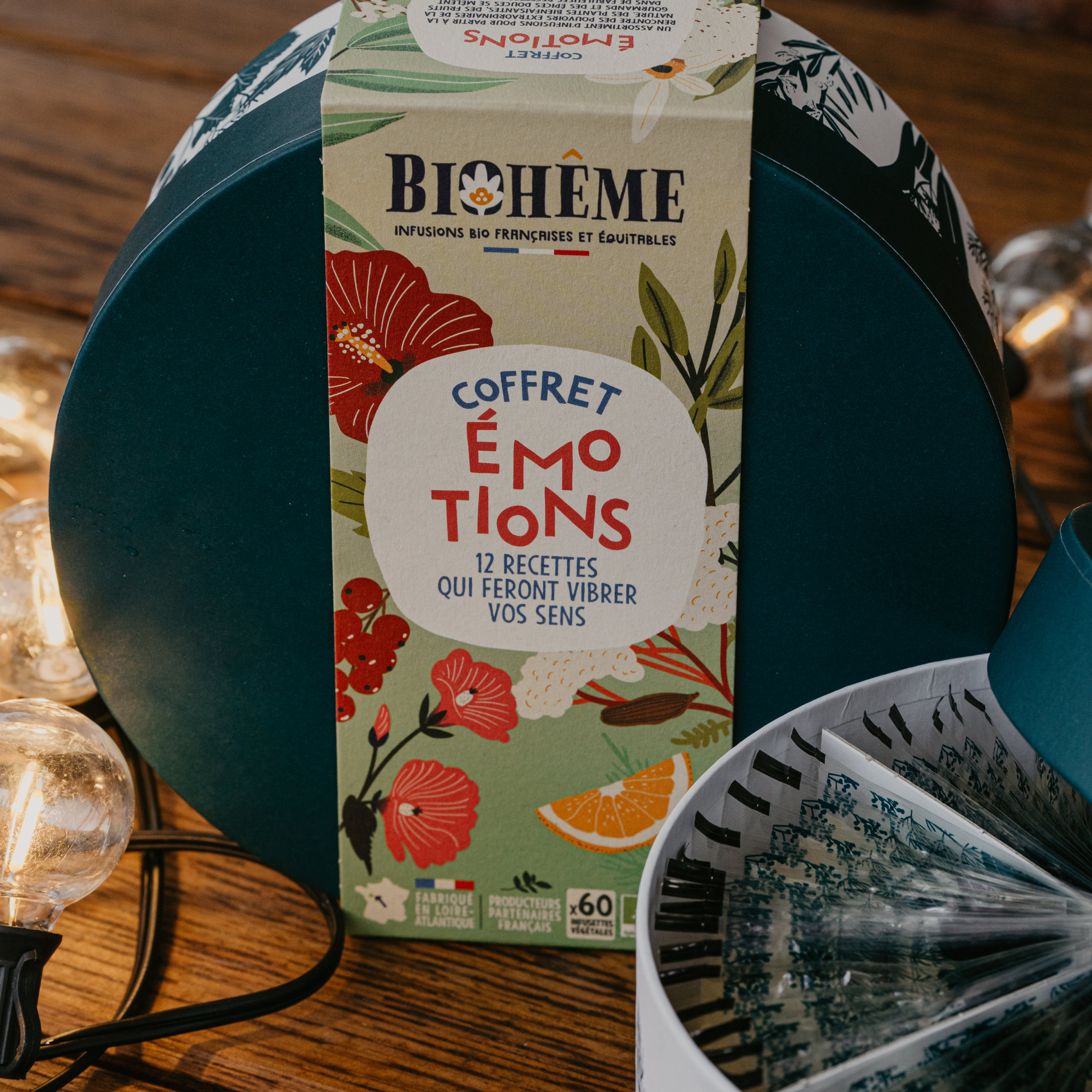 Infusions-Emotions-Set · 60 Bio-Teebeutel · Coffret Émotions