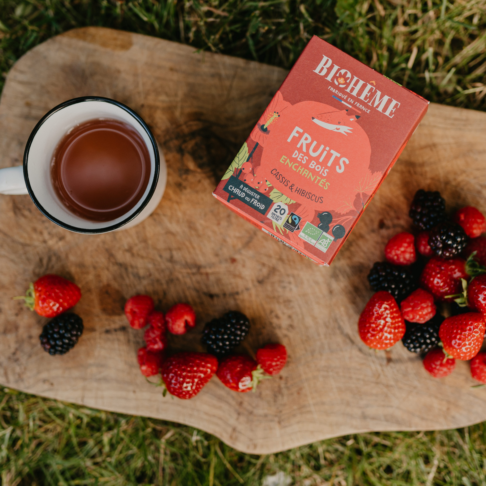 Waldfrüchte-Zaubertee · 20 Teebeutel · Fruits des Bois enchantés