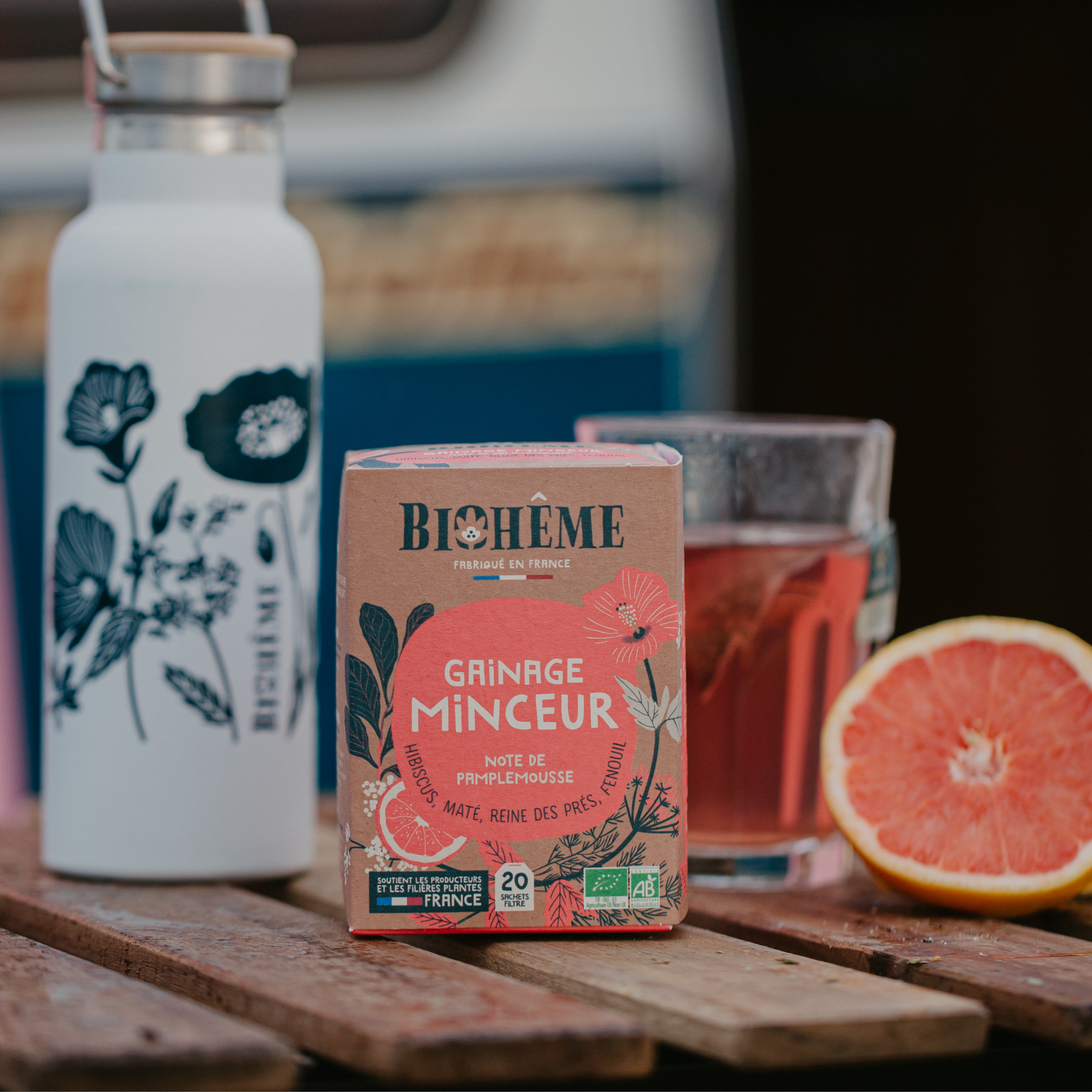 Schlankheitsaufguss · 20 Teebeutel · Gainage Minceur