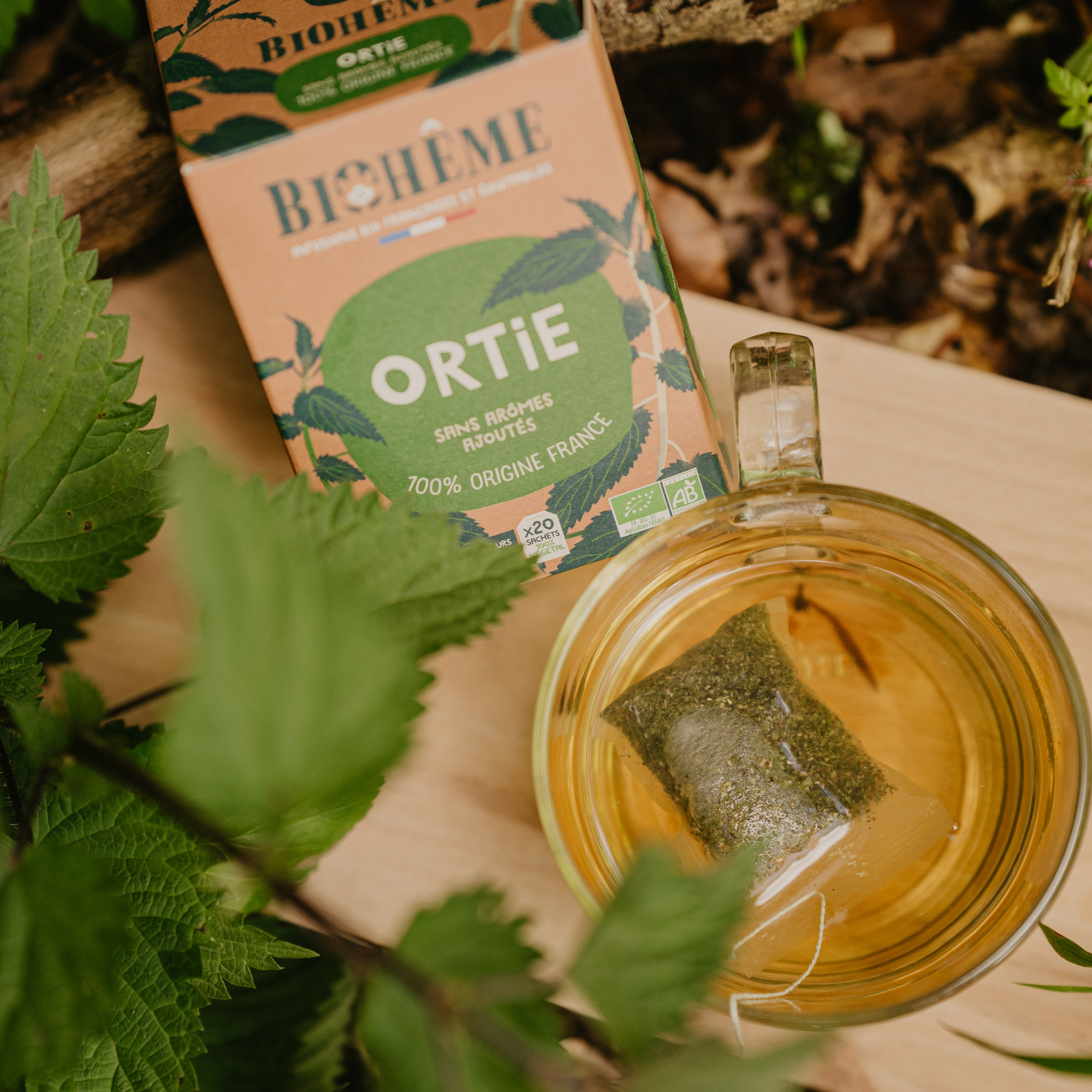 Brennnessel-Infusion · 20 Teebeutel · Ortie